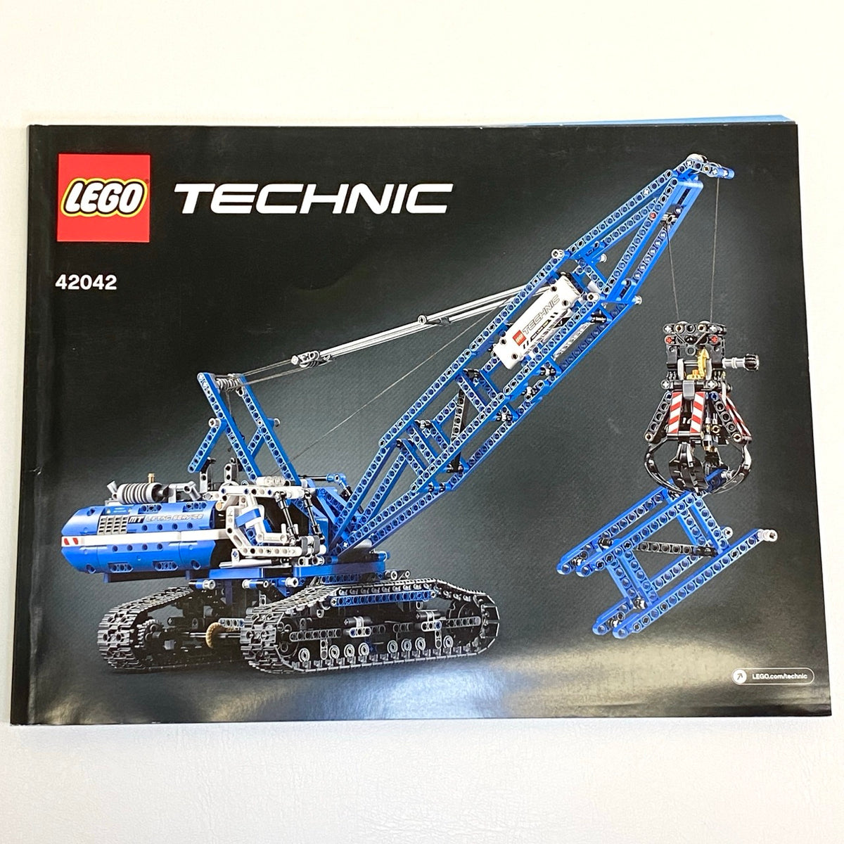 LEGO Technic Crawler Crane Set #42042 With Instructions As Pictured