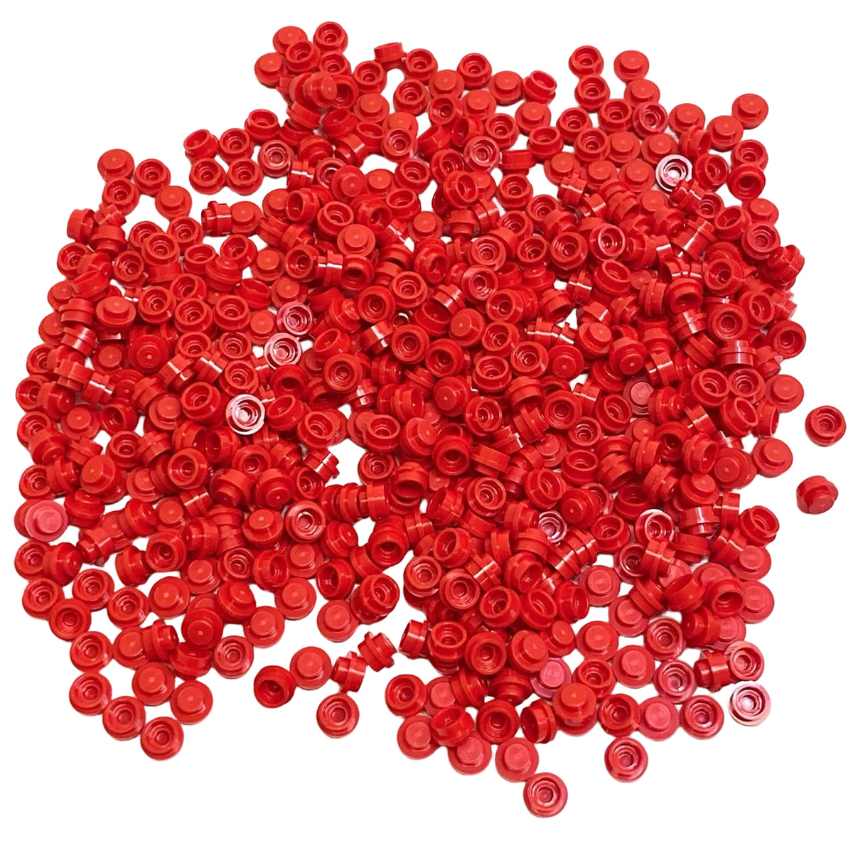 LEGO Red 1x1 Round Plate Fun Pack