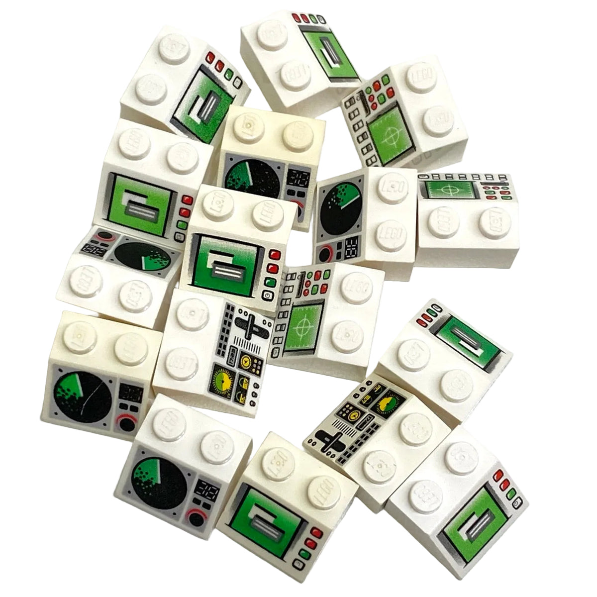 LEGO Printed Slopes Fun Pack Displays Computer Screens Space City