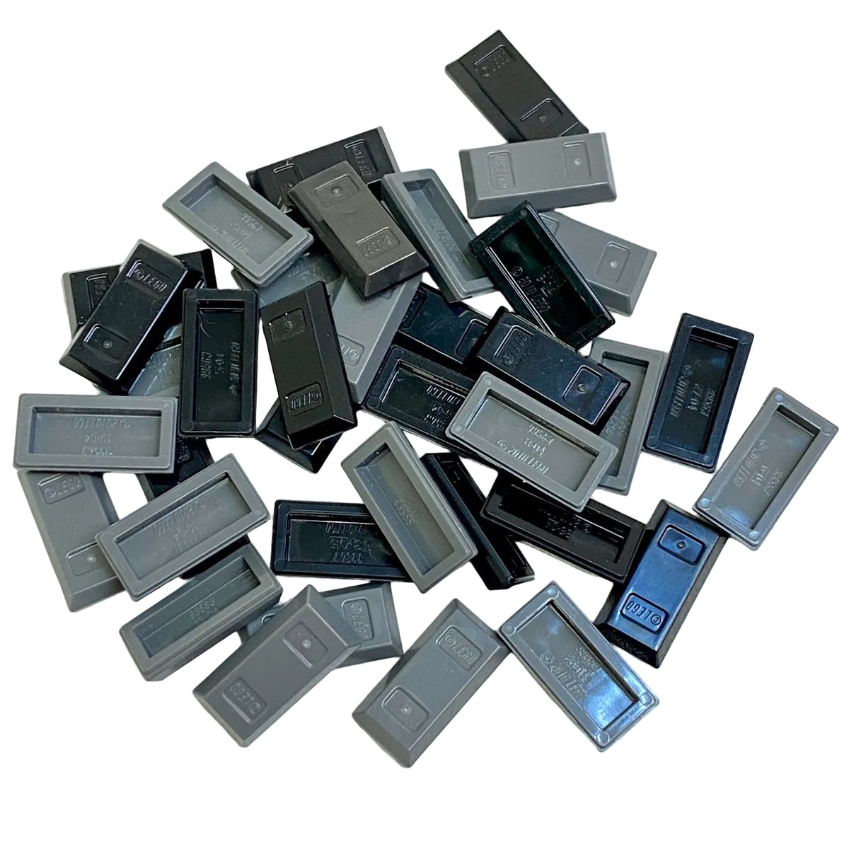 LEGO Ingot Tiles Fun Pack Black / Dark Bluish Grey