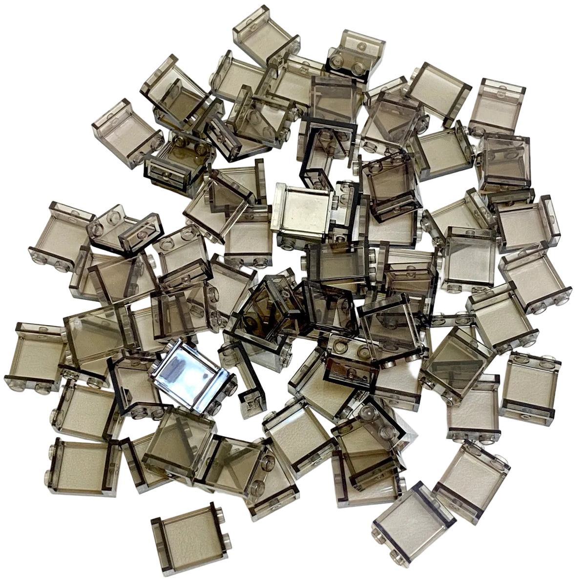 LEGO Panel 1x2x2 Fun Pack Trans Brown