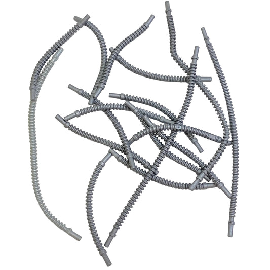 LEGO Technic Shades of Silver Ribbed Hose Mixed Fun Pack