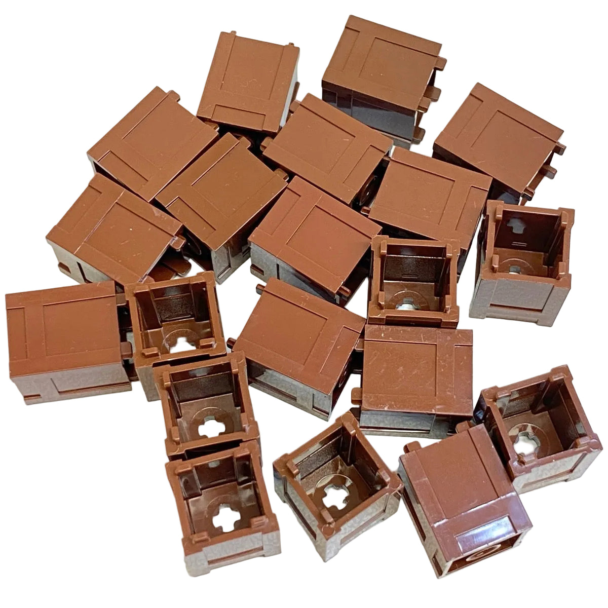 LEGO Reddish Brown Container 2x2x2 Fun Pack