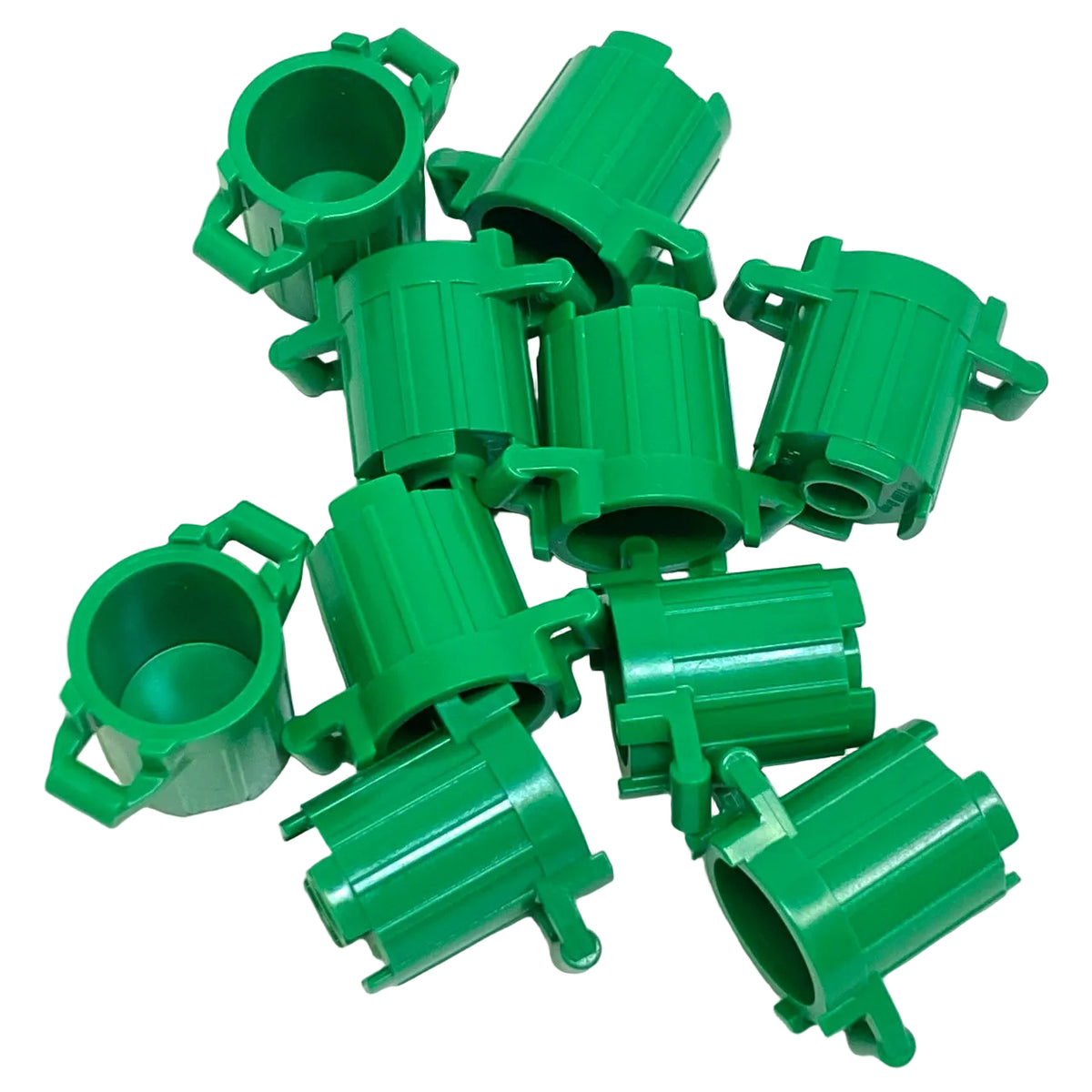 LEGO Green Rubbish Bins Pack of 10