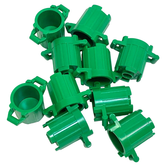 LEGO Green Rubbish Bins Pack of 10