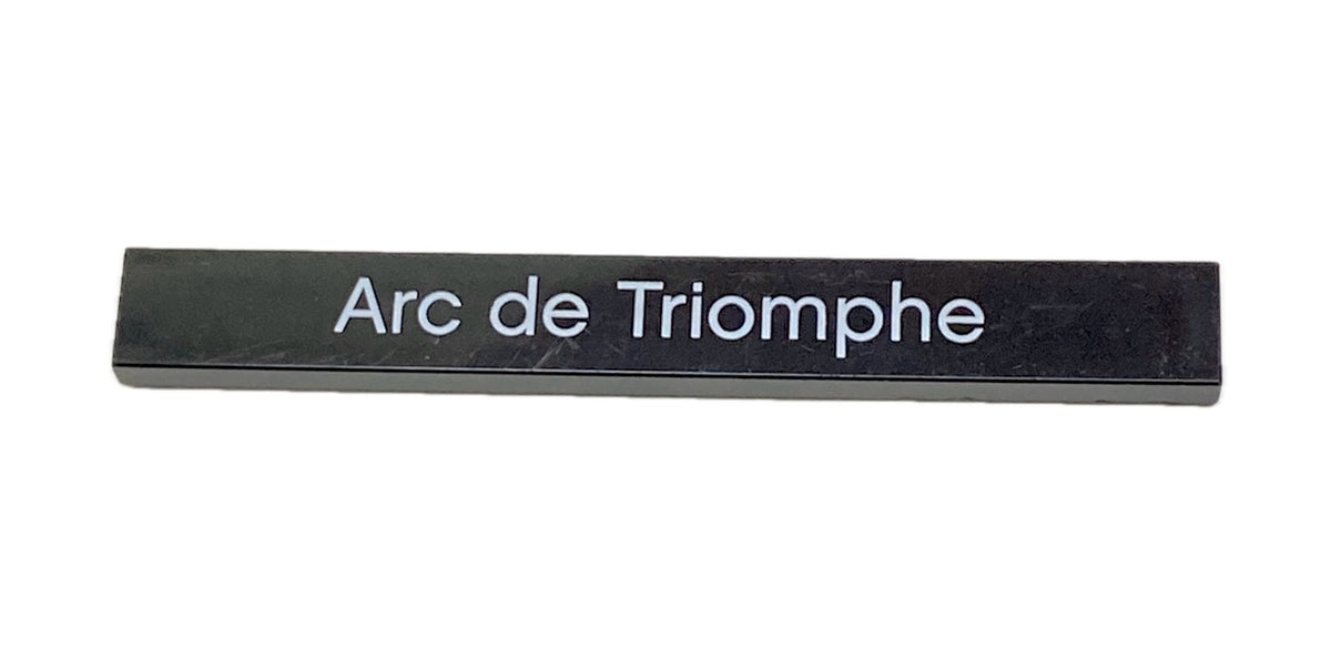 LEGO Architecture "Arc de Triomphe" 1x8 Printed Nameplate Tile