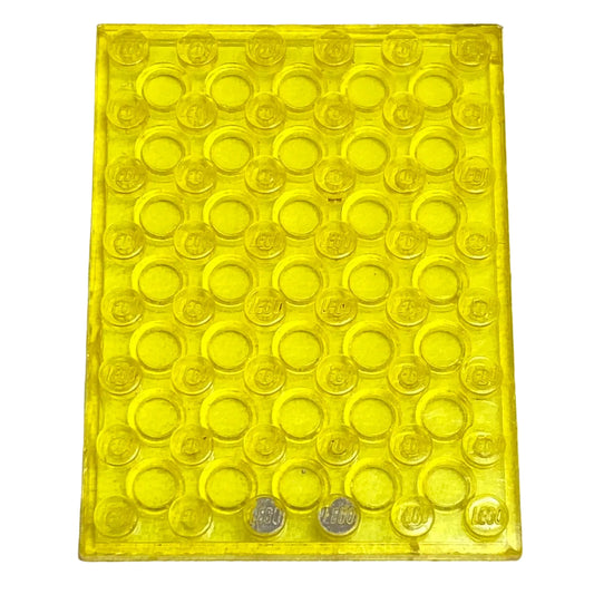 LEGO Classic Space Trans Yellow Plate 6x8