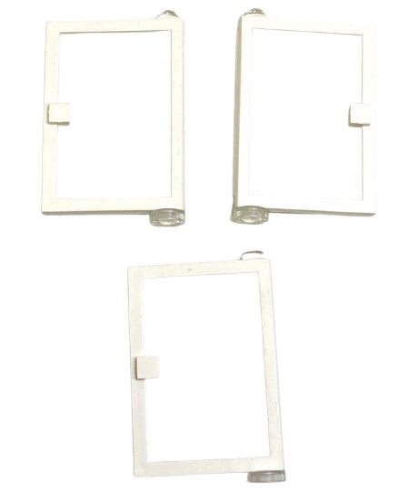 LEGO Vintage White Door 1x4x5 Pack of 3