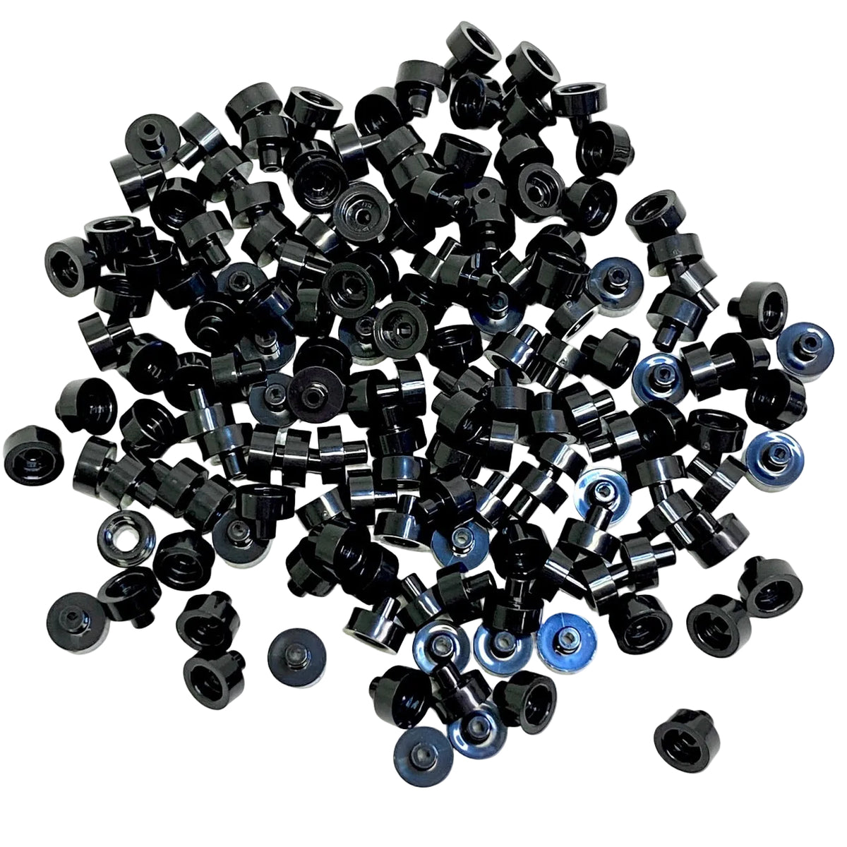 LEGO Black Round 1x1 Tile with Bar Fun Pack