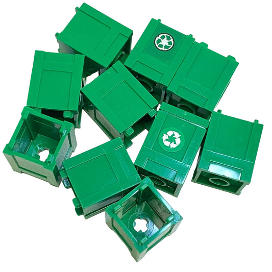 LEGO Green Box 2x2x2 Pack of 10