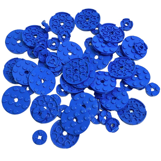 LEGO Blue Round Plate Mixed Fun Pack