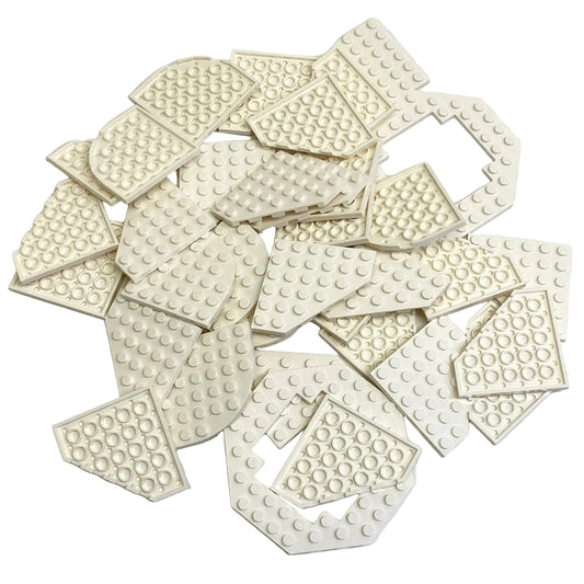 LEGO White Mixed Wedge Plate Fun Pack