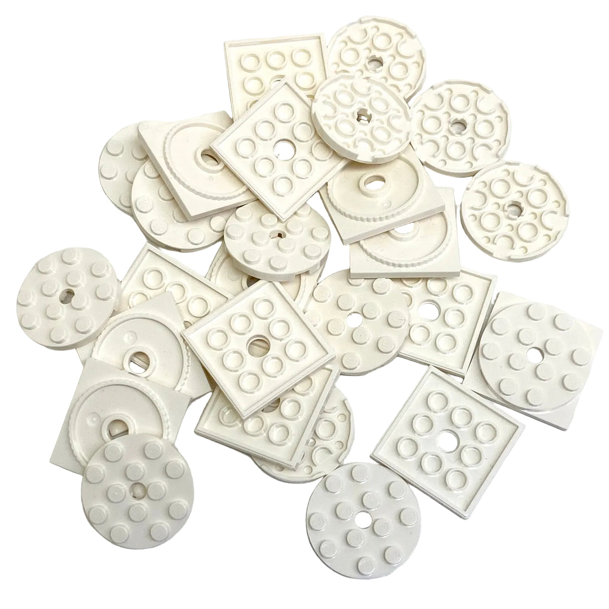 LEGO White 4x4 Turntable Fun Pack