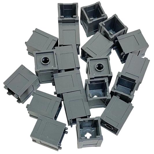 LEGO Dark Bluish Grey Container 2x2x2 Fun Pack Crates / Boxes