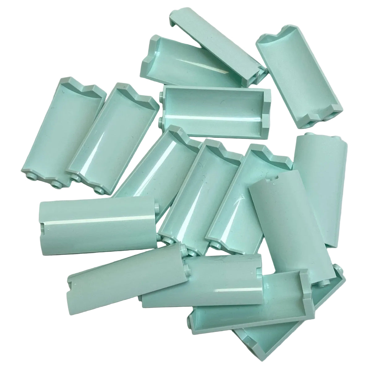 LEGO Light Aqua Panel 2x2x5 Cylinder Quarter Fun Pack