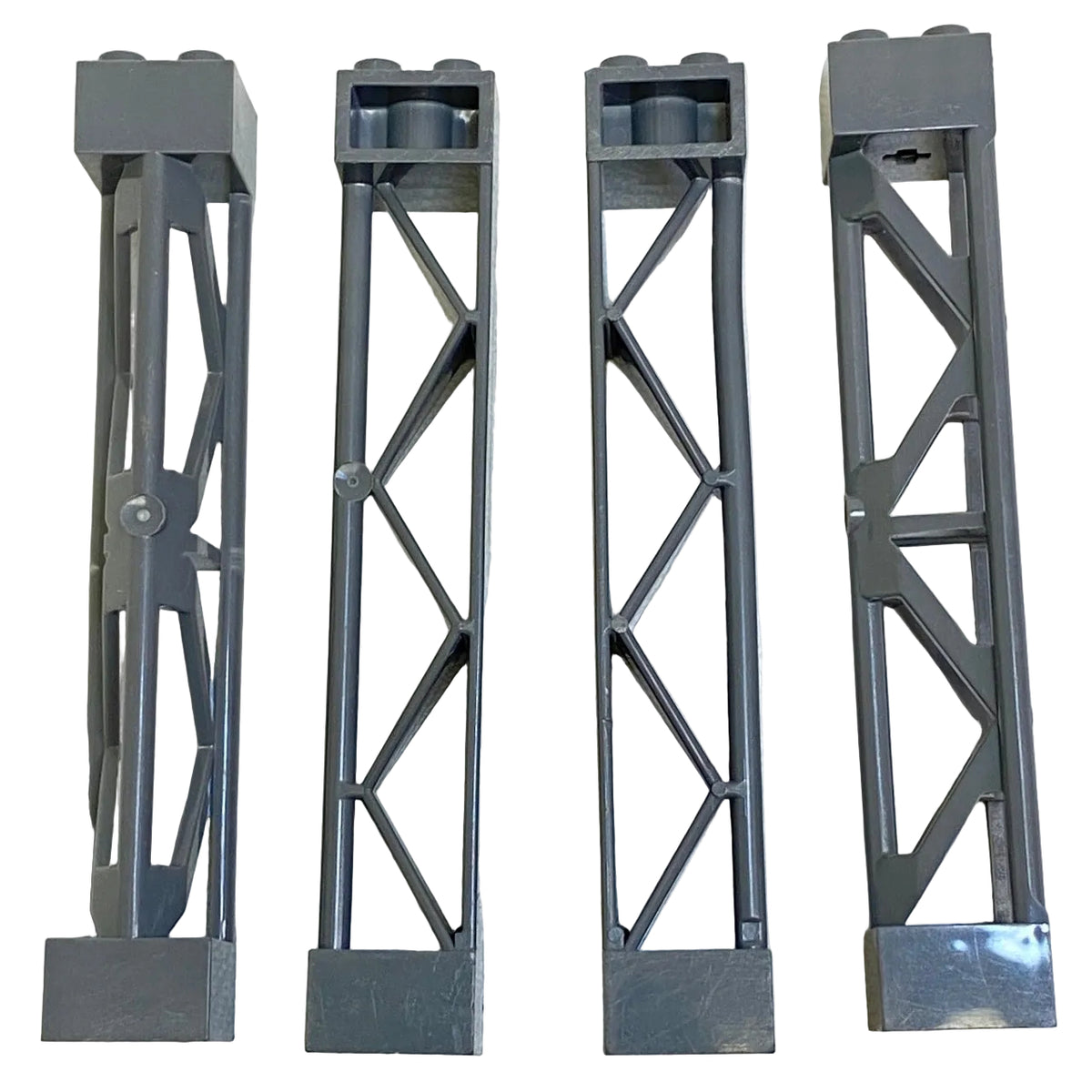 LEGO Dark Bluish Grey Support 2x2x10 Pack Of 4