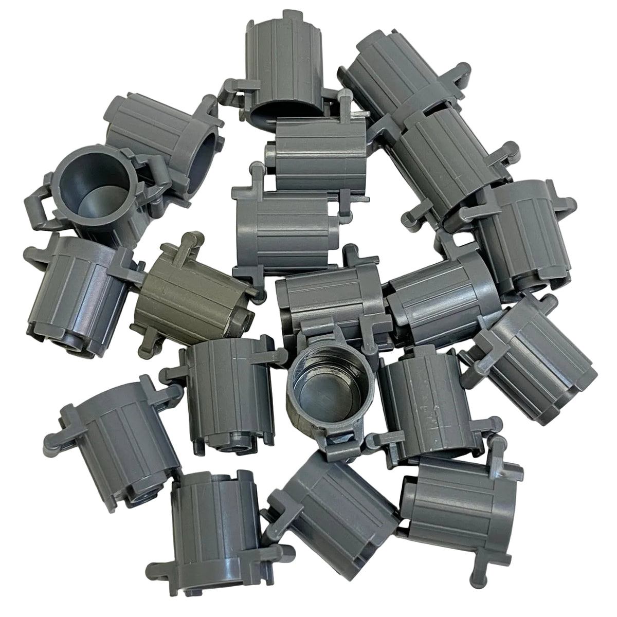 LEGO Dark Bluish Grey Rubbish Bins Pack of 20