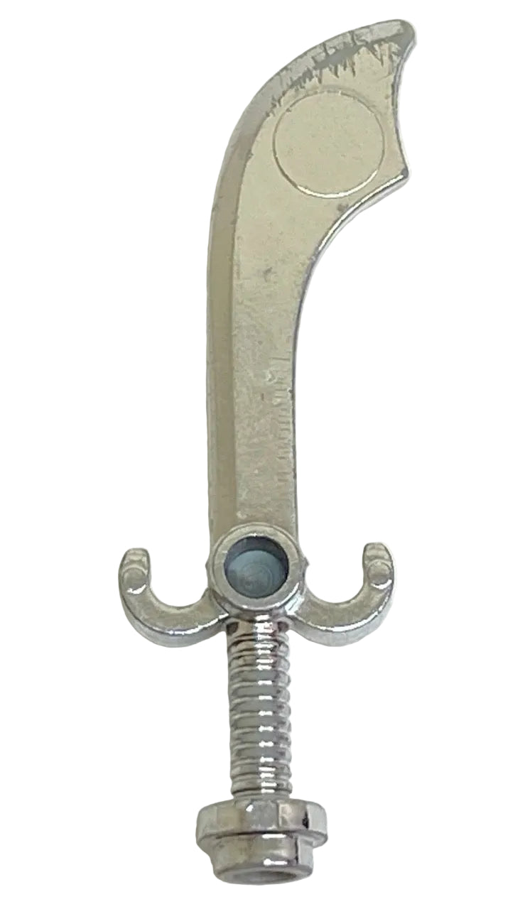 LEGO Pirates Chrome Silver Sword Scimitar