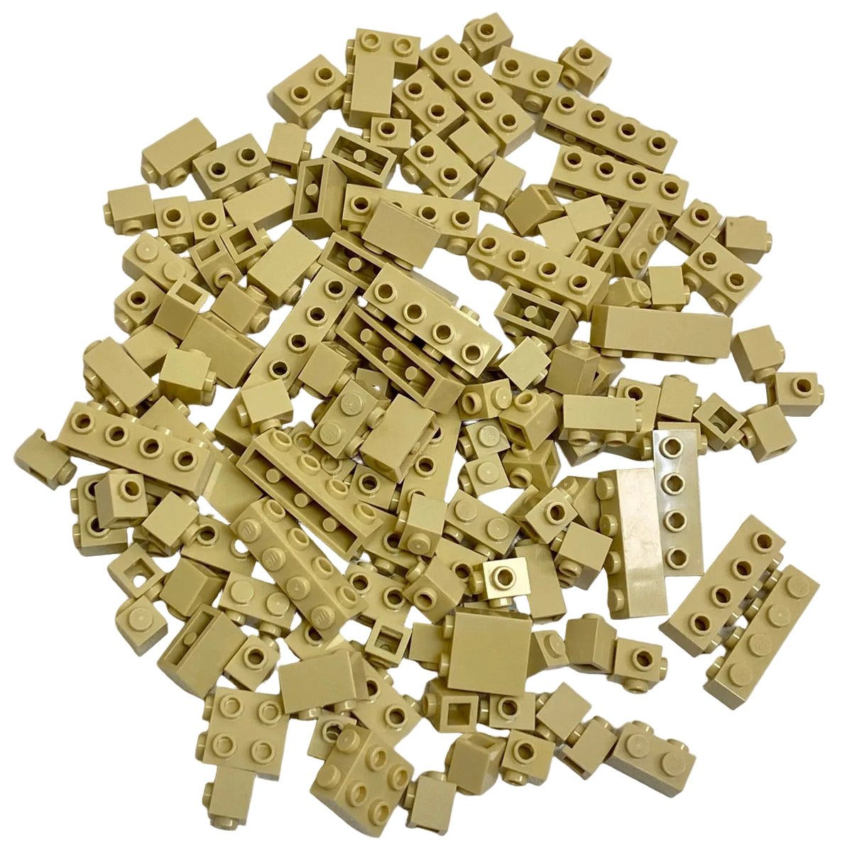 LEGO Tan Bricks with Studs on Side Mixed Fun Pack
