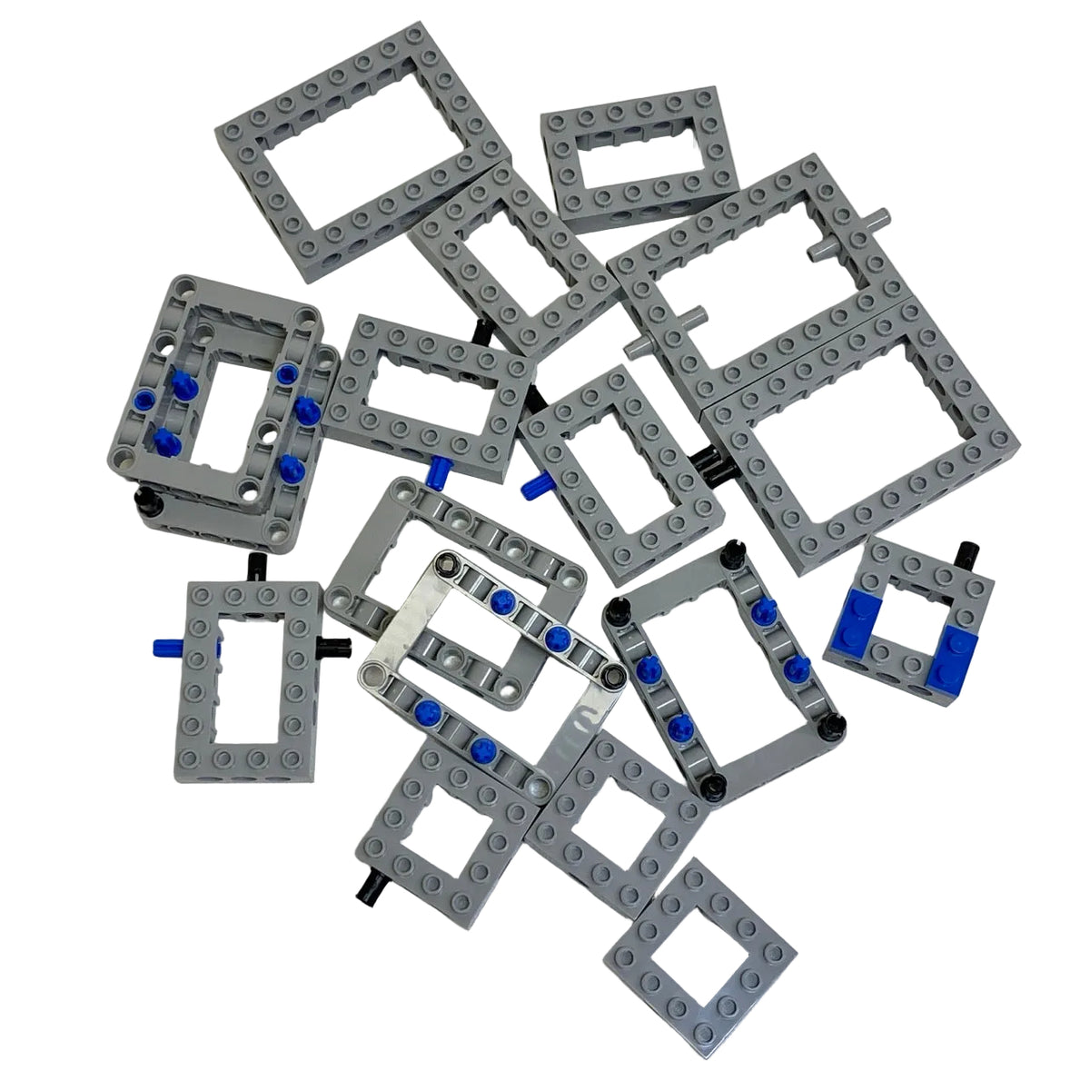 LEGO Technic Light Bluish Grey Open Brick and Frame Fun Pack Mixed Sizes