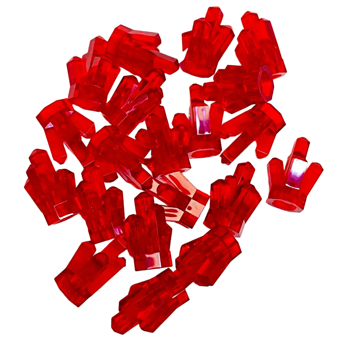 LEGO Trans Red Crystals Fun Pack