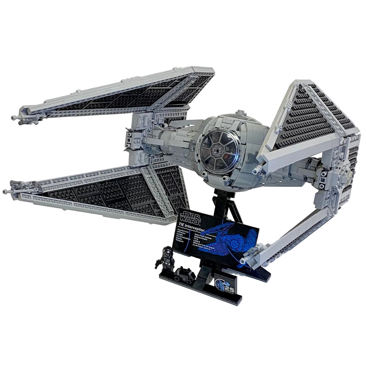 LEGO Star Wars UCS TIE Interceptor Set #75382 As Pictured