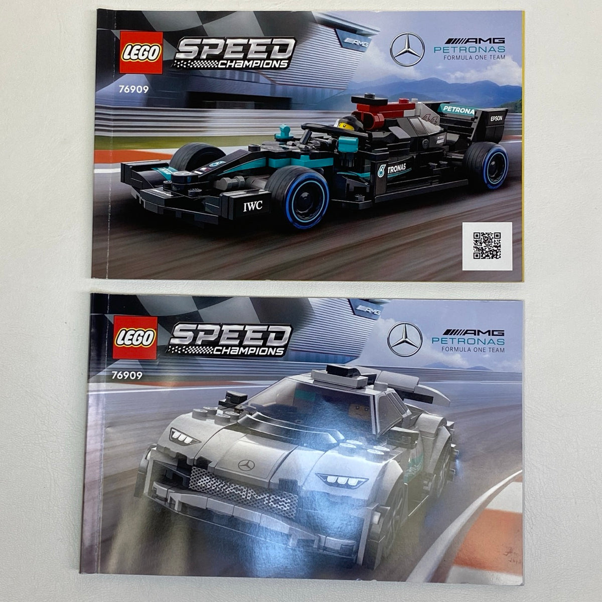 LEGO Speed Champions Mercedes-AMG F1 W12 E & Project One Set #76909 As Pictured