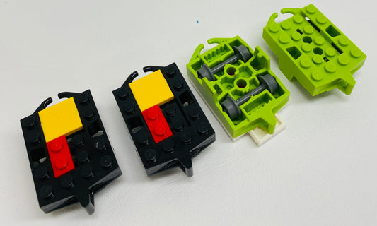 LEGO Roller Coaster Car Pack Of 4 Lime / Black