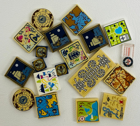 LEGO Map and Compass Tiles Mixed Fun Pack