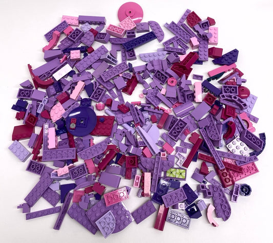LEGO Pink and Purple Fun Pack Mixed Bricks Plates Slopes and More