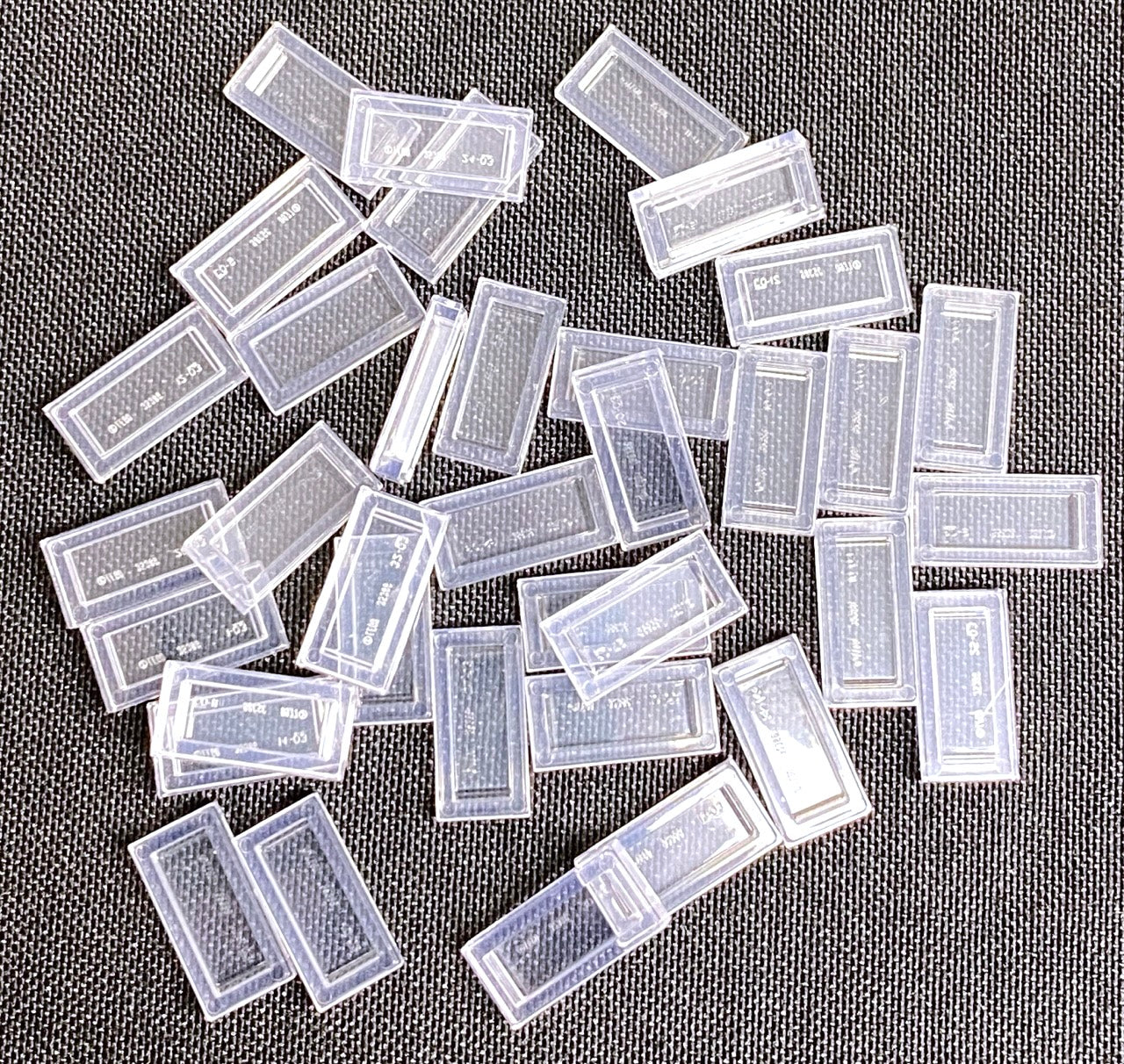 LEGO Trans Clear Tile 1x2 Pack of Approx 35