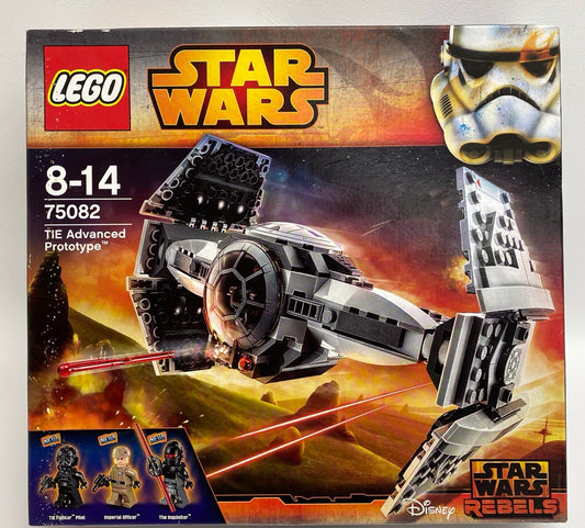 LEGO Star Wars TIE Advanced Prototype Set #75082 As Pictured