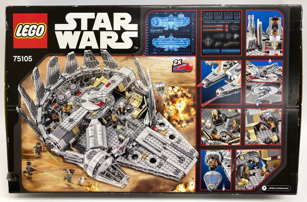 LEGO Star Wars Millennium Falcon Set #75105 As Pictured