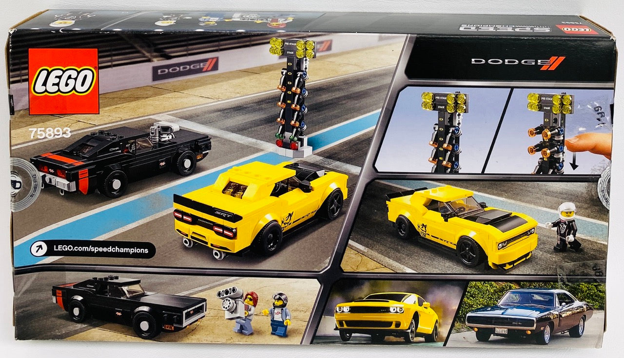 LEGO Speed Champions Dodge Challenger and Charger Set #75893 As Pictured