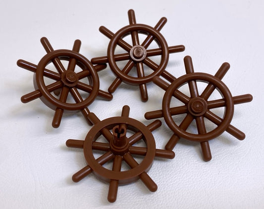 LEGO Pirates Ship's Wheel Fun Pack of 4 Reddish Brown