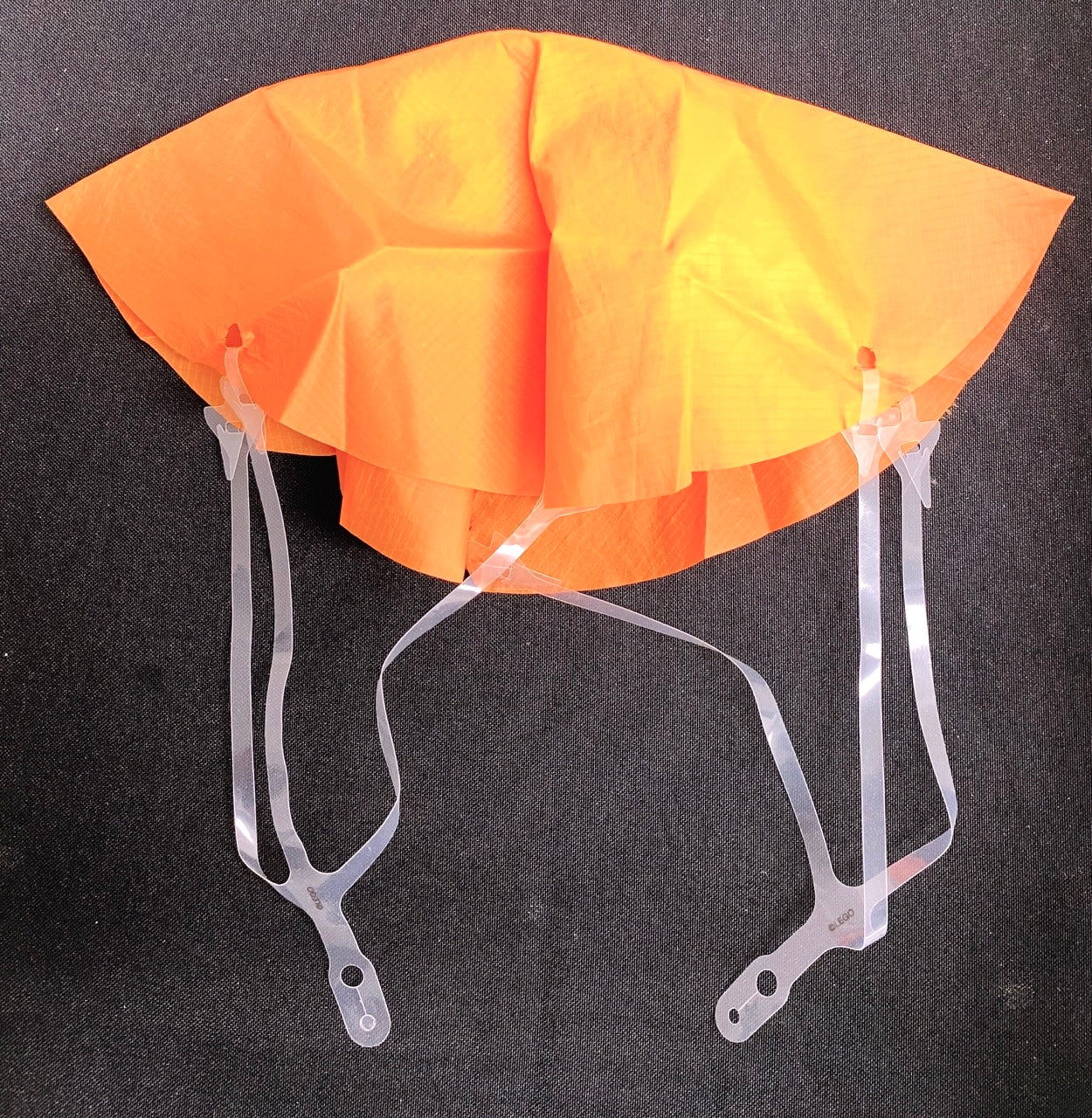 LEGO City Minifigure Parachute Orange / Trans Clear