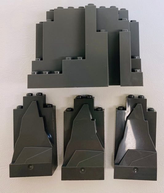 LEGO Dark Bluish Grey Rock Panels Fun Pack
