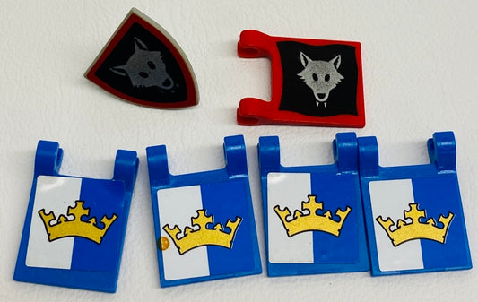 LEGO Castle Flags and Shield Fun Pack Wolfpack / King's Knights