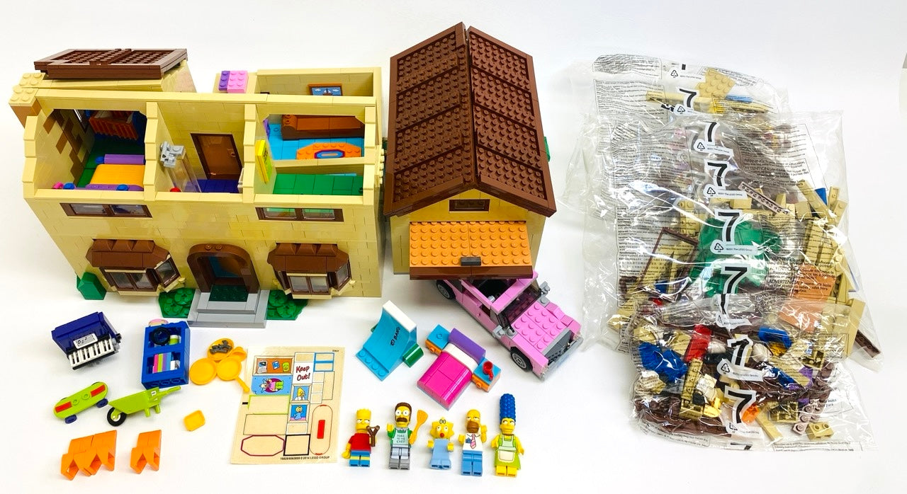 LEGO Simpsons House Set #71006 As Pictured