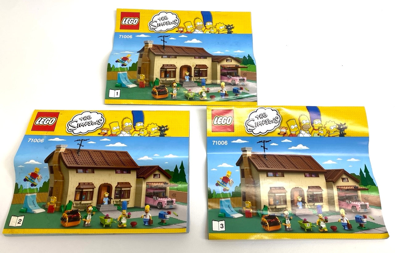 LEGO Simpsons House Set #71006 As Pictured