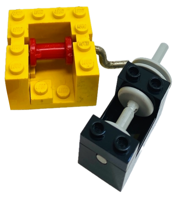 LEGO Vintage Winch Fun Pack Black / Yellow