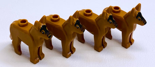 LEGO Animals Dogs Pack of 4 Alsatian/German Shepherd