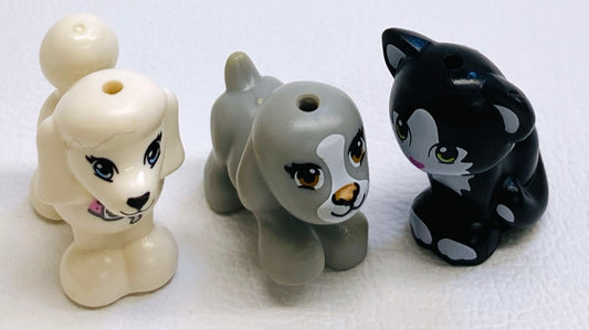 LEGO Friends Animal Fun Pack of Dogs / Puppies and Cat / Kitten