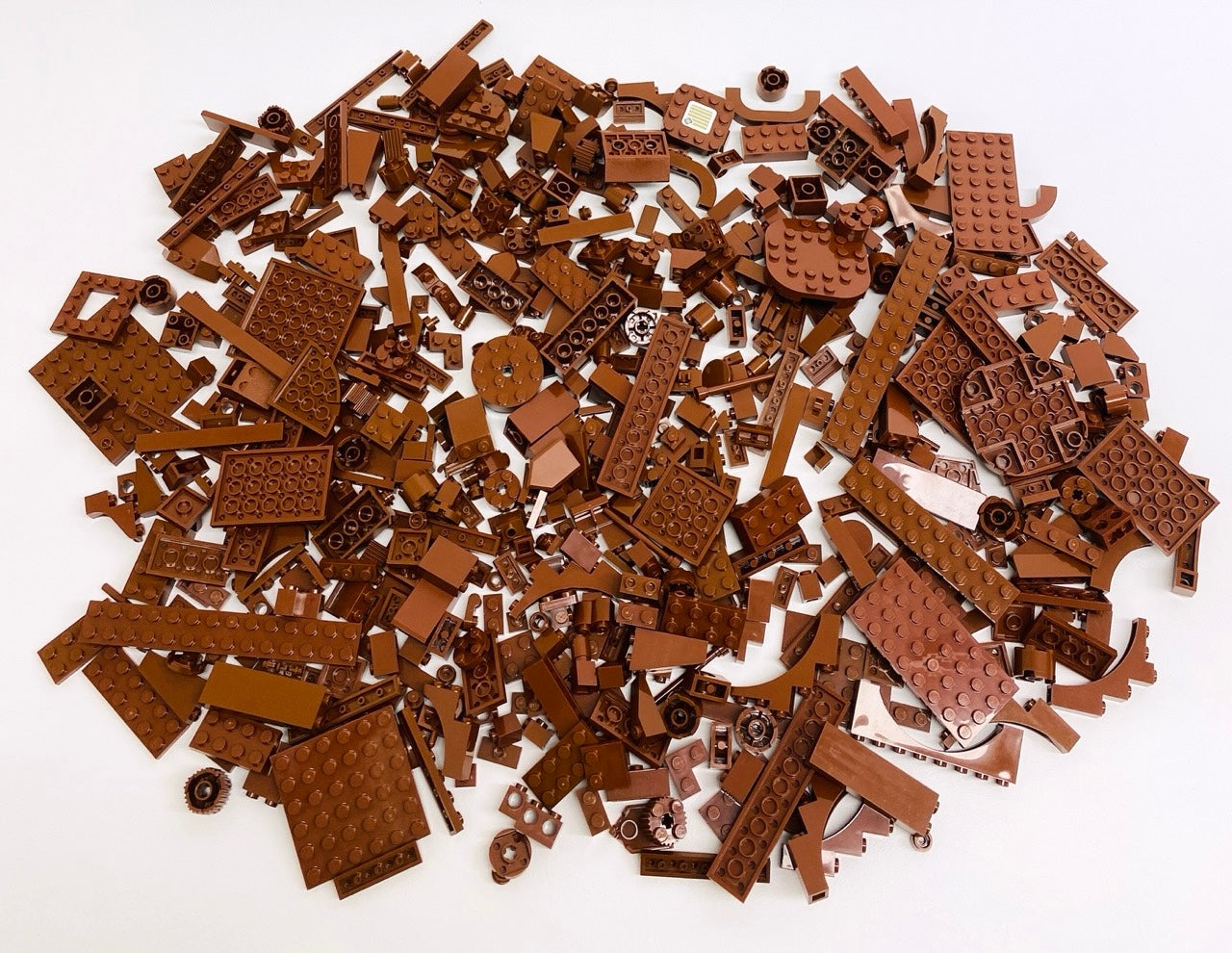 LEGO Reddish Brown Fun Pack Mixed Pieces Bricks Slopes Plates and More