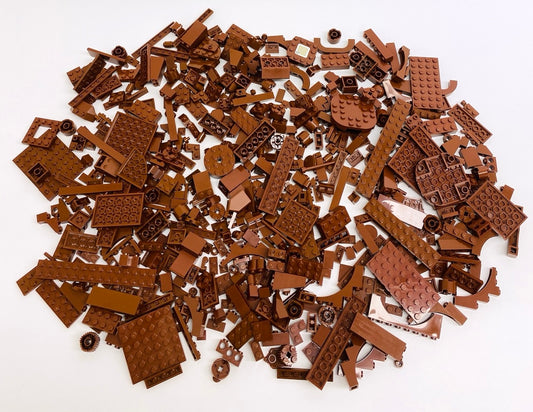 LEGO Reddish Brown Fun Pack Mixed Pieces Bricks Slopes Plates and More