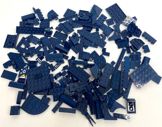 LEGO Dark Blue Fun Pack Mixed Pieces Bricks Slopes Plates and More