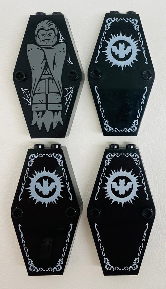 LEGO Halloween Coffin Lids Fun Pack with Vampire and Bat Patterns
