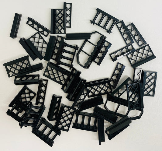 LEGO Black Fences Mixed Pack