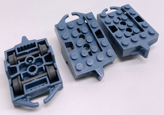 LEGO Roller Coaster Car Pack Of 3 Sand Blue