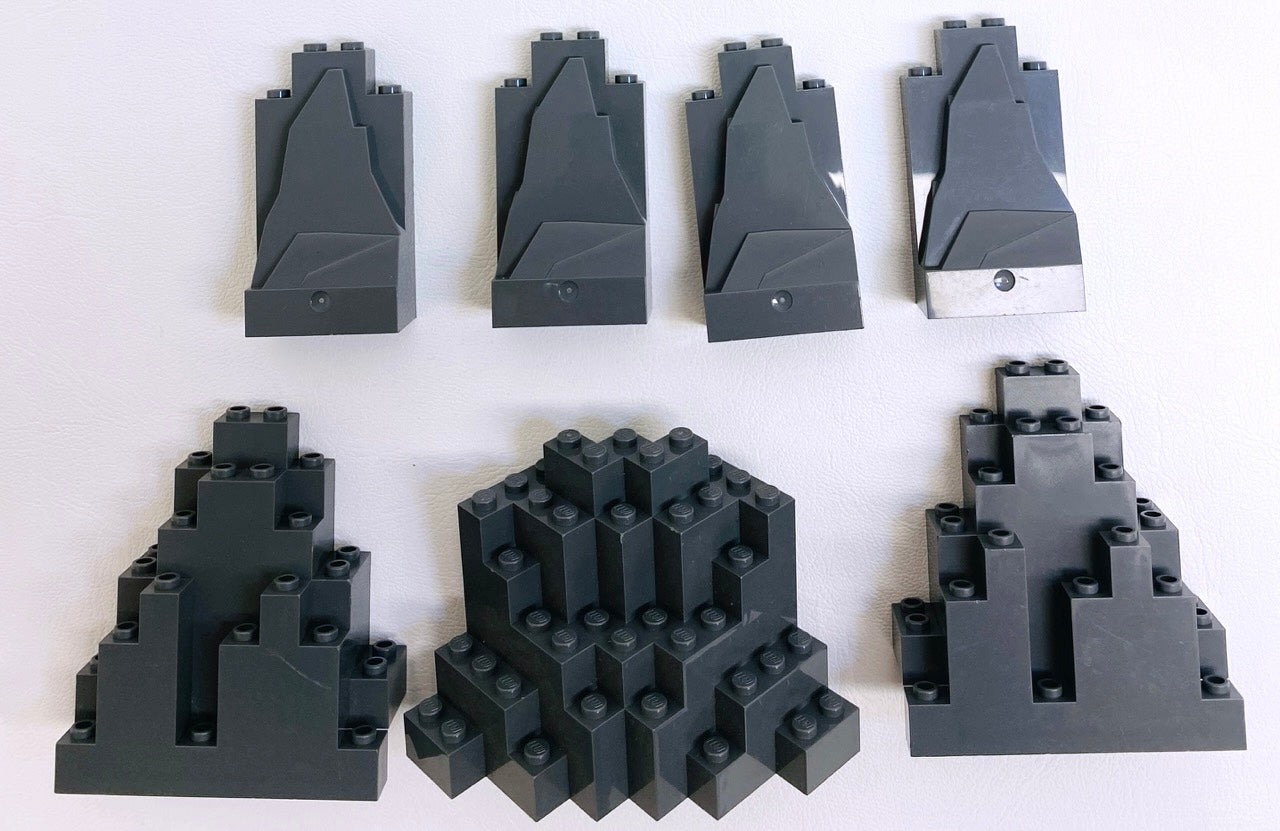 LEGO Dark Bluish Grey Rock Panels Fun Pack